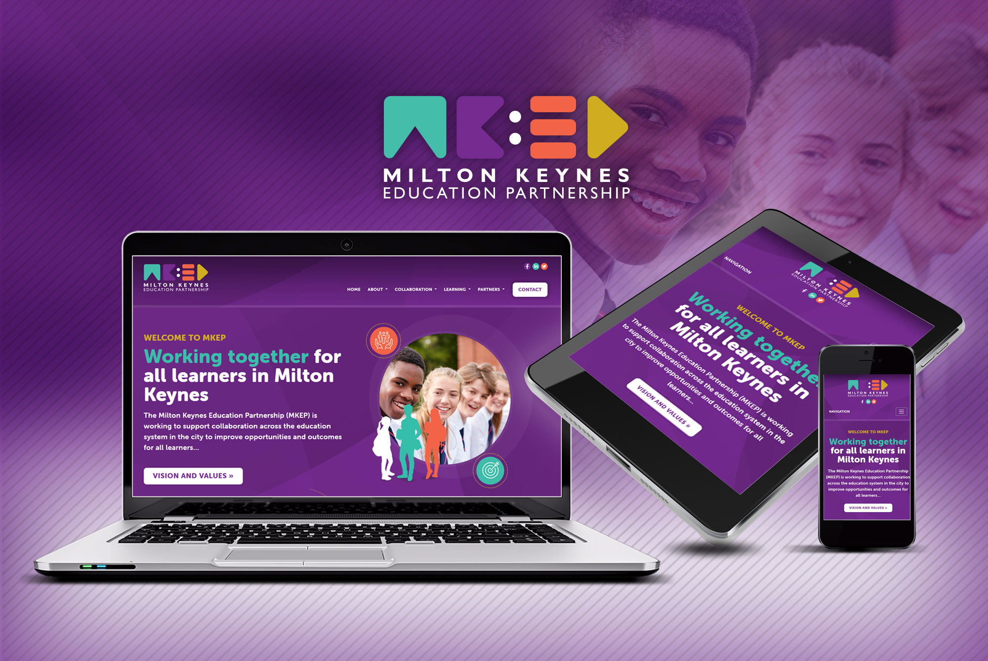 Milton Keynes Education Partnership - Logo and website